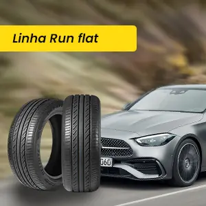 Linha Run flat de pneus Delinte